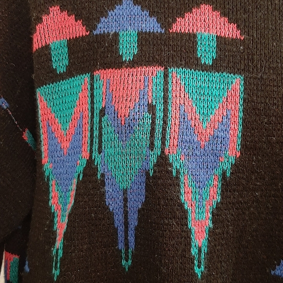 Vintage 19 Avenue Women's Art Deco Sweater Size 36 Made in Canada 100% Arcylic - Picture 3 of 8